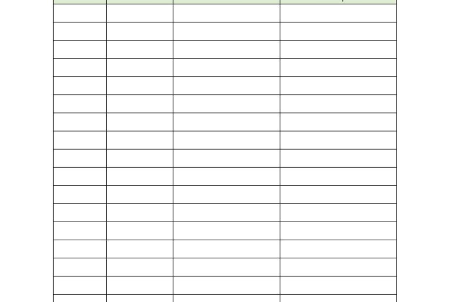 Monthly Income Tracker Printable