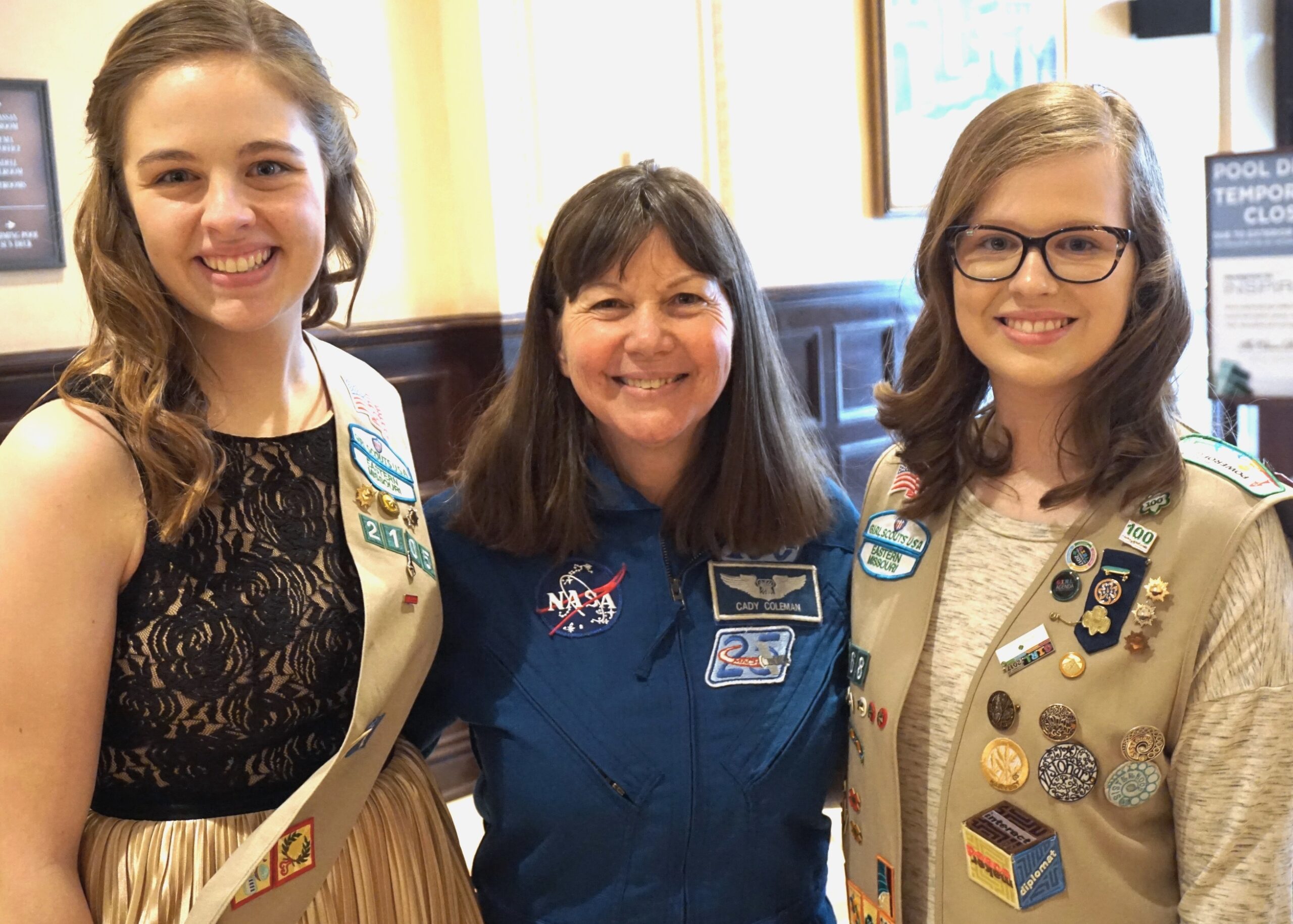 NASA Astronaut Cady Coleman Celebrates Missouri Girl Scouts 