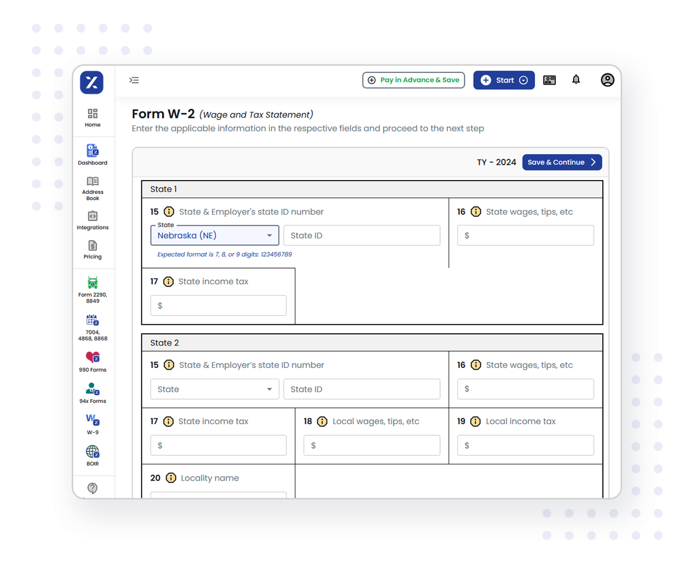 Nebraska W 2 Form Filing Requirements For 2024