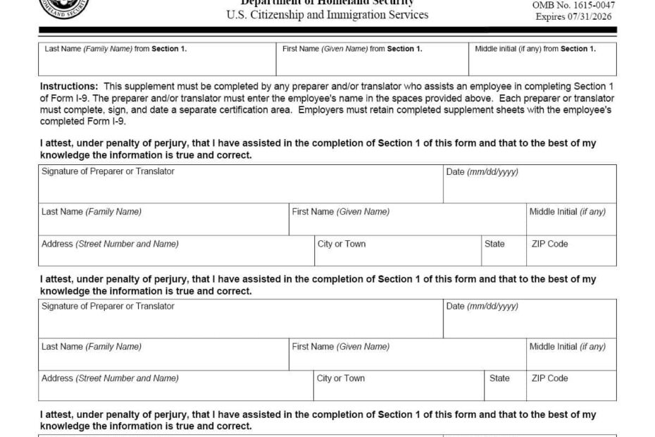 New I 9 Form Everything You Need To Know To Stay In Compliance