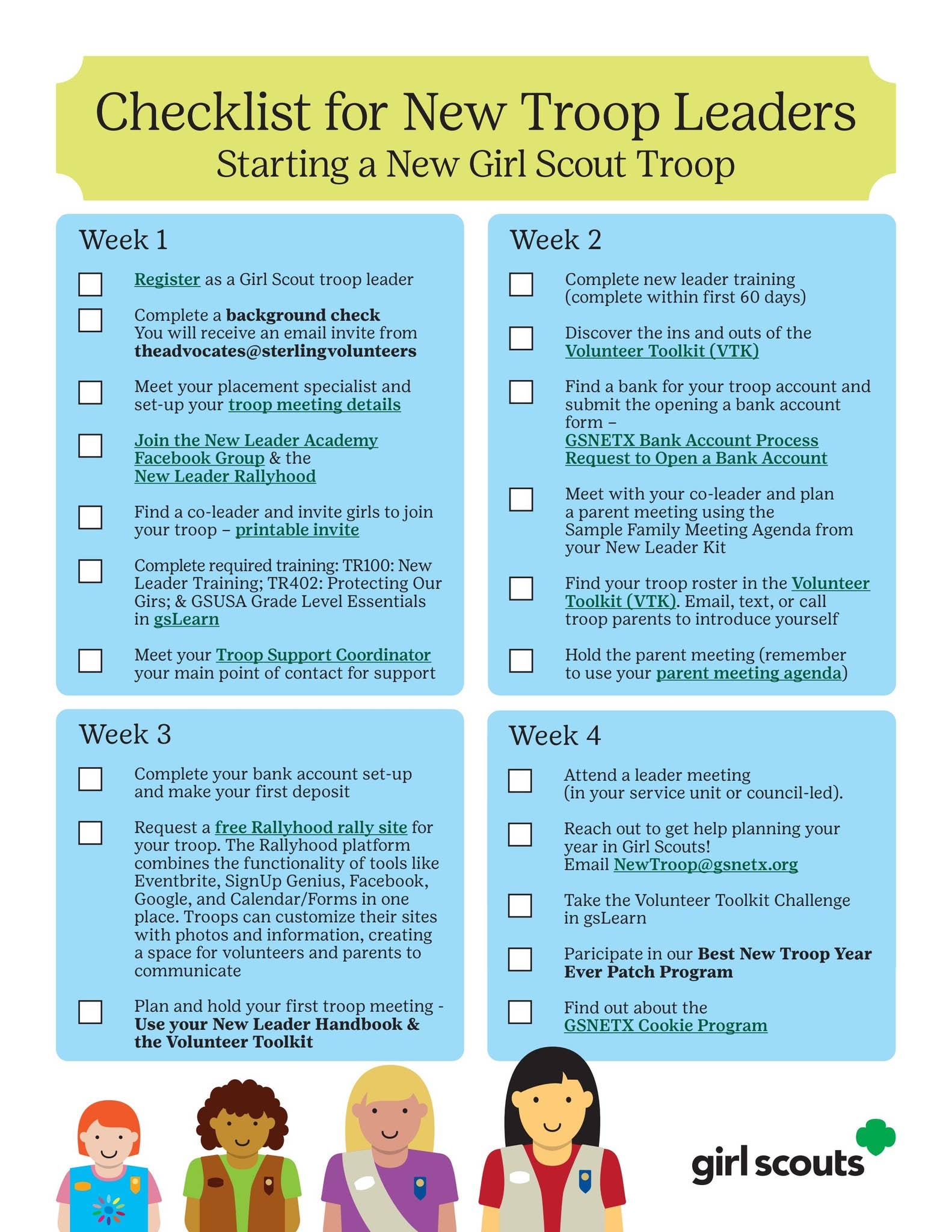 New Leader Checklist MY25 By Girl Scouts Of Northeast Texas Issuu