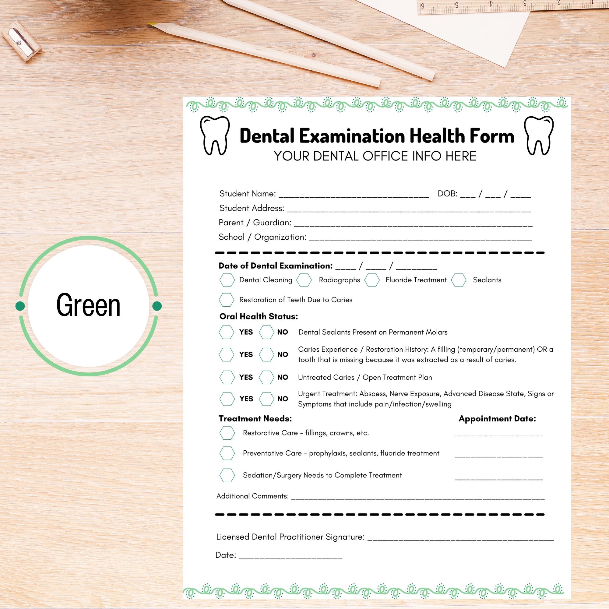 New Patient Forms Printable Dental Medical History Form Template Printable Templates Progress Notes