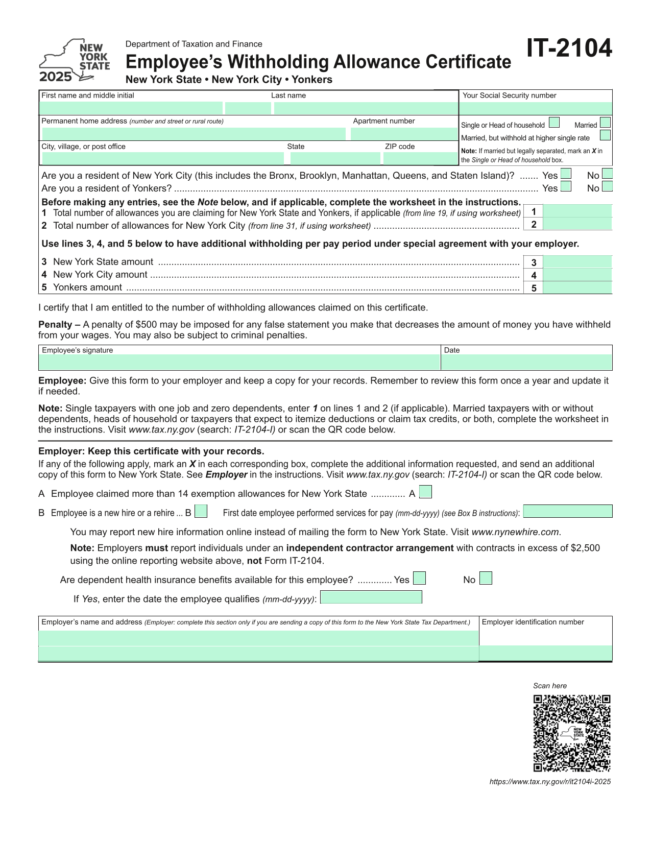 New York W4 New York W4