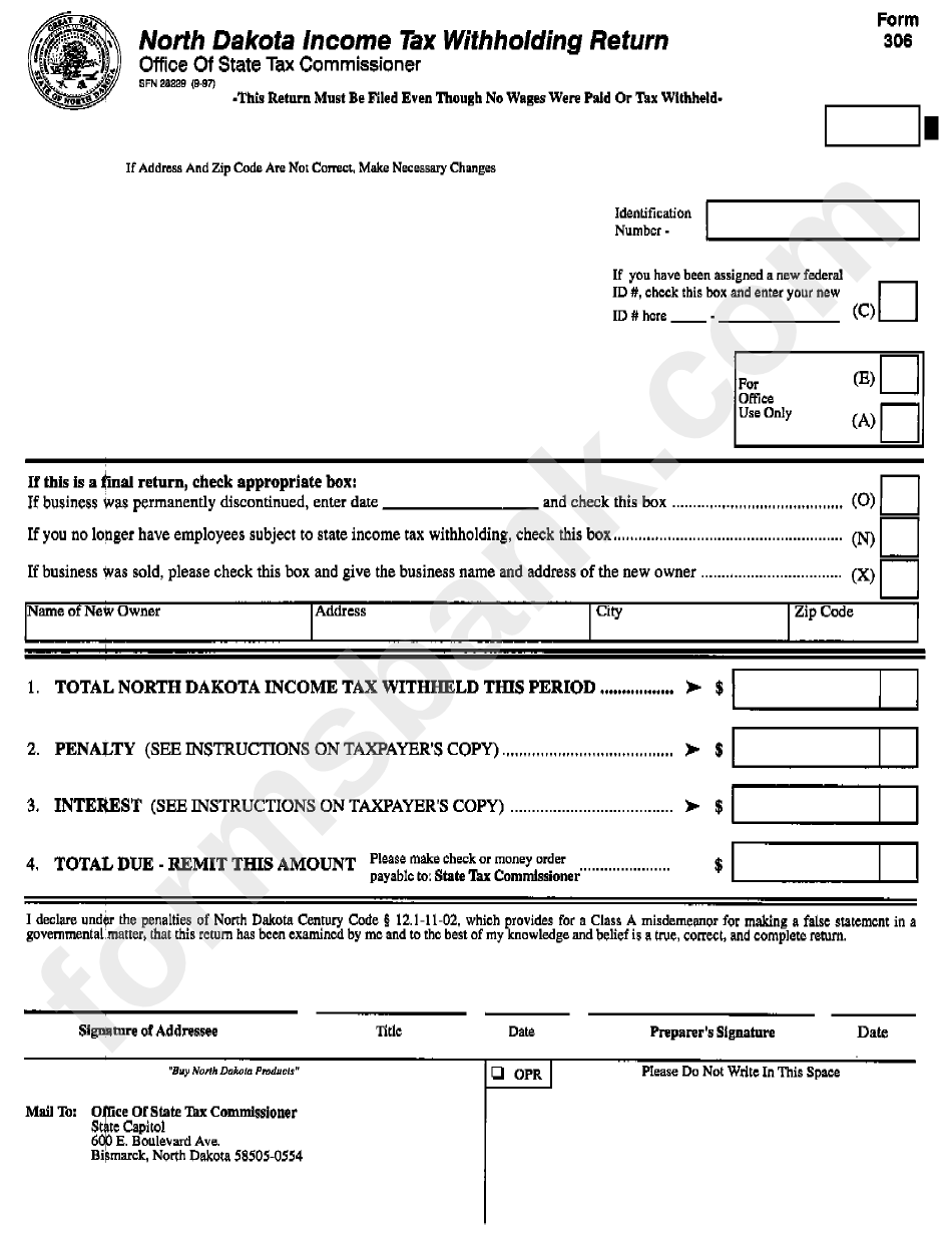North Dakota State Tax Form Form Validation Basics