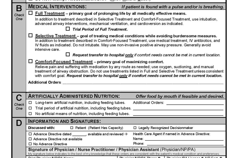 POLST California ACEP