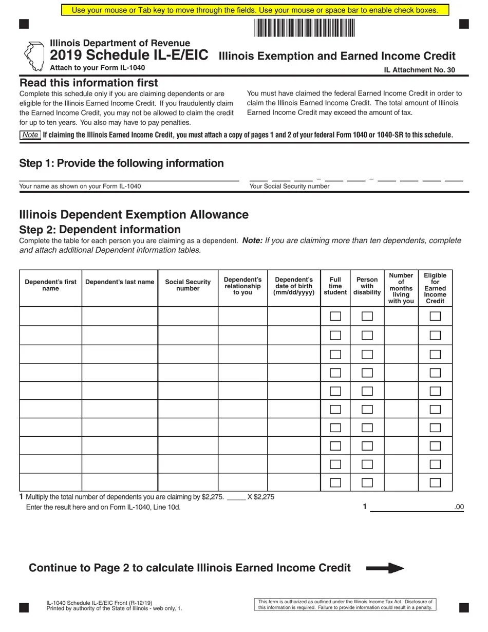 Printable Illinois Tax Forms Printable Design Resources