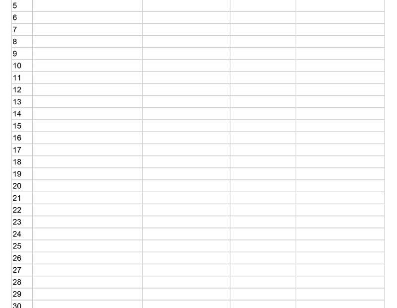 Printable Sign Up Worksheets And Forms For Excel Word And PDF