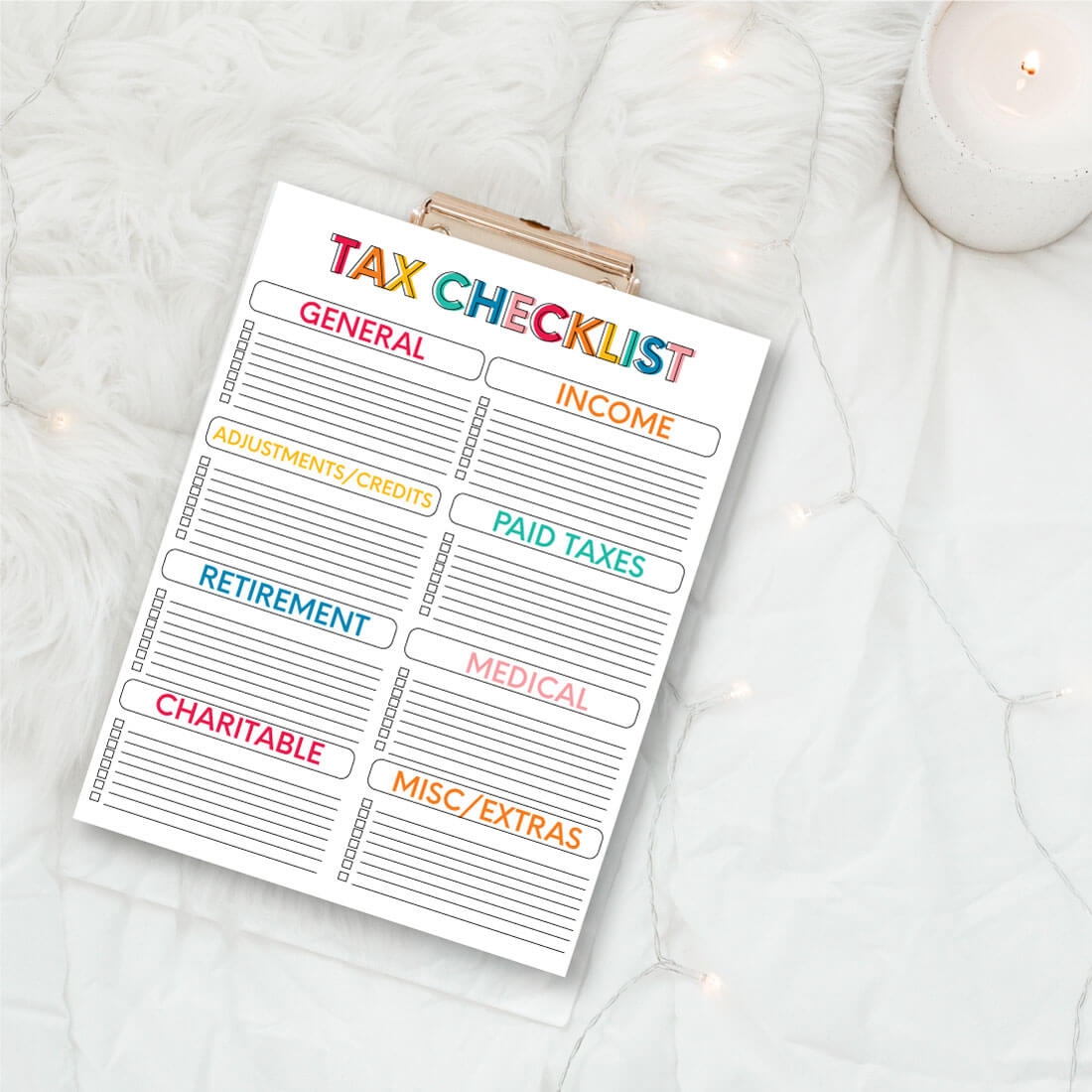 Printable Tax Forms For Your Budget Binder Printable Tax Forms For Your Budget Binder