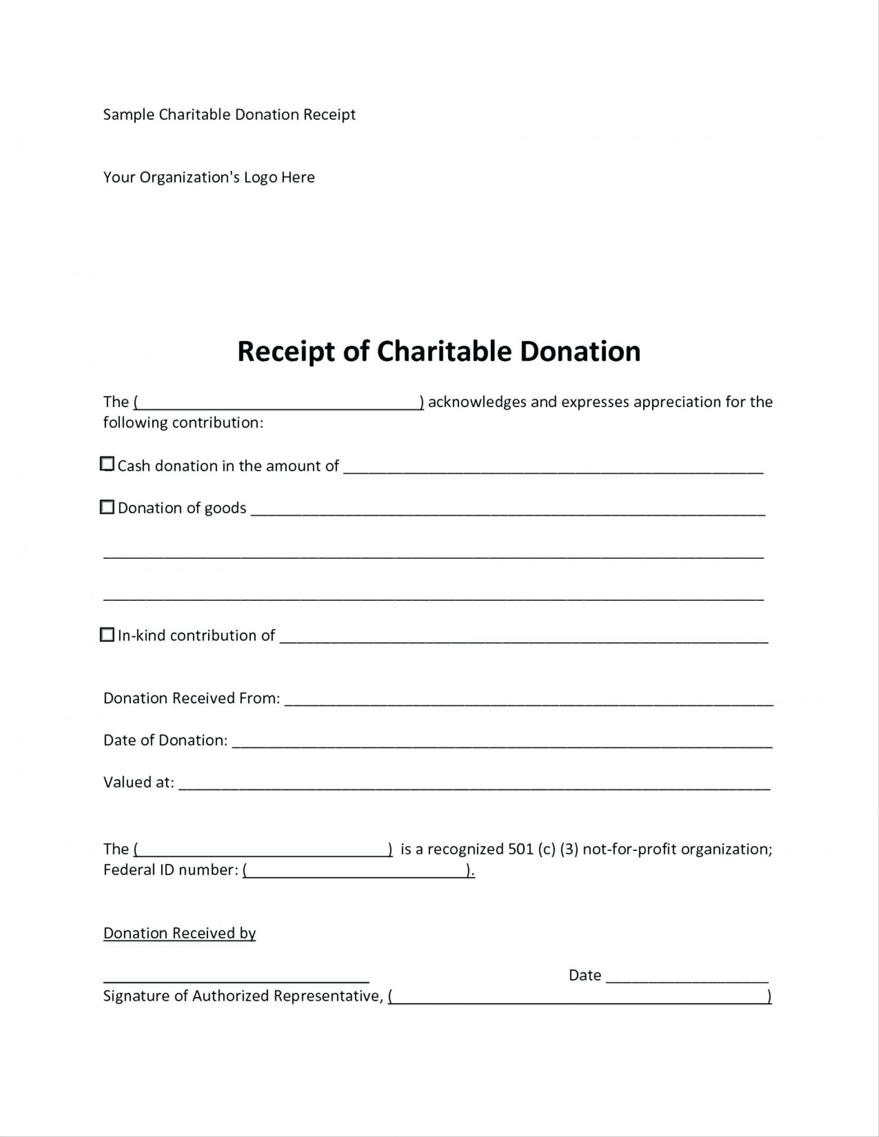 Salvation Army Tax Form Form
