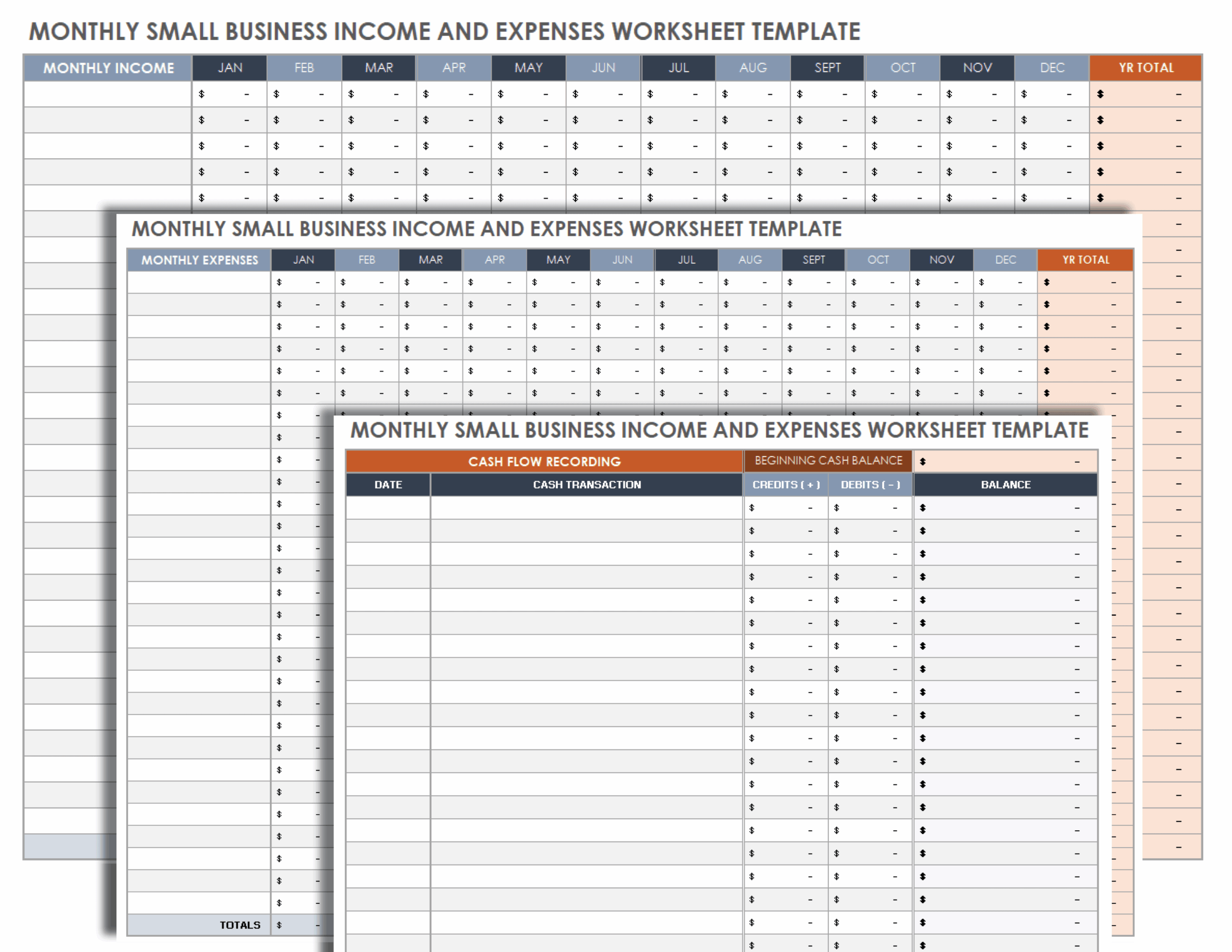 Small Business Income Statement Templates Smartsheet