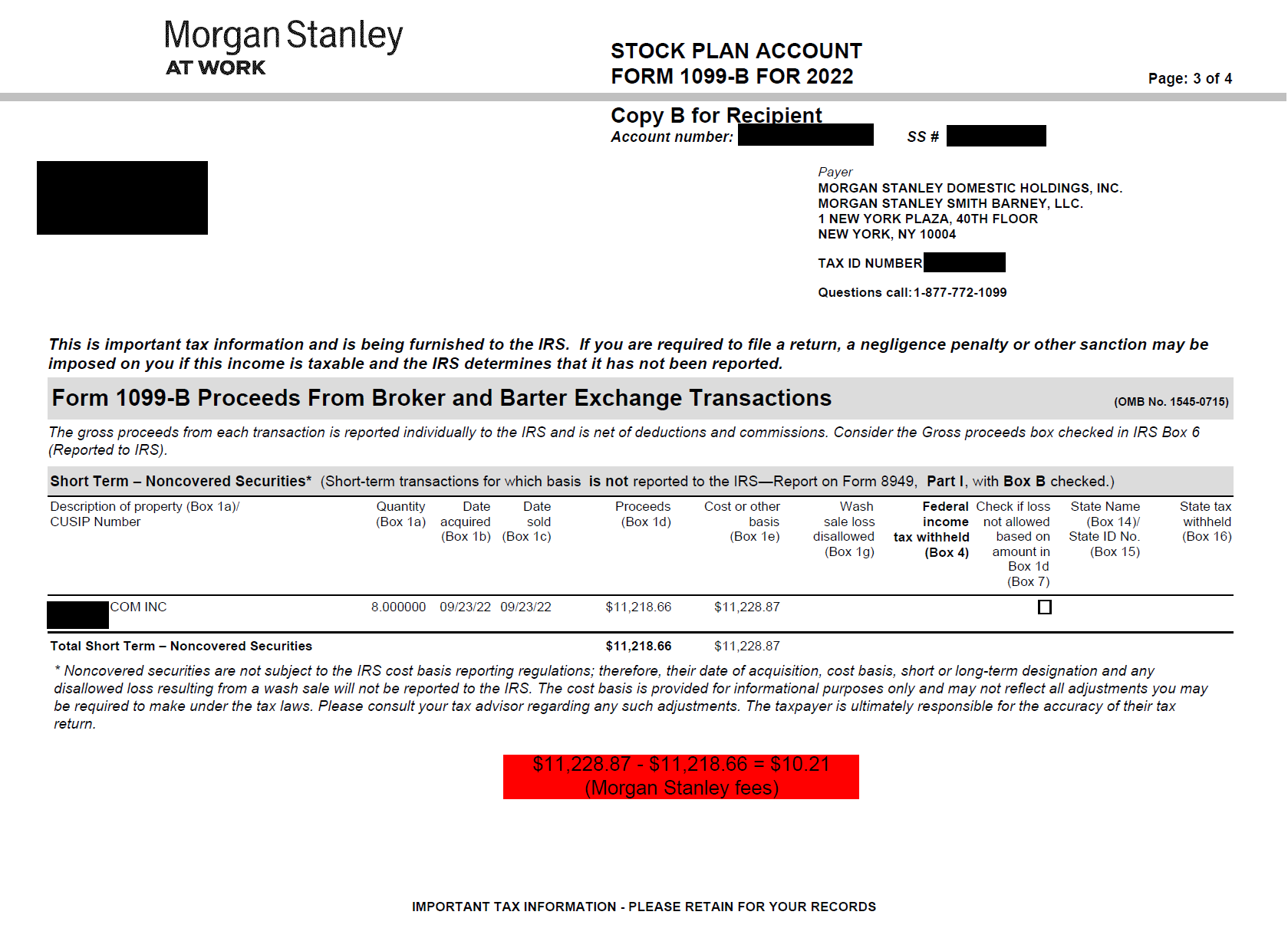 United States Do RSU ESPP Sales Go On Form 8949 As Capital Gains And Losses Personal Finance U0026 Money Stack Exchange
