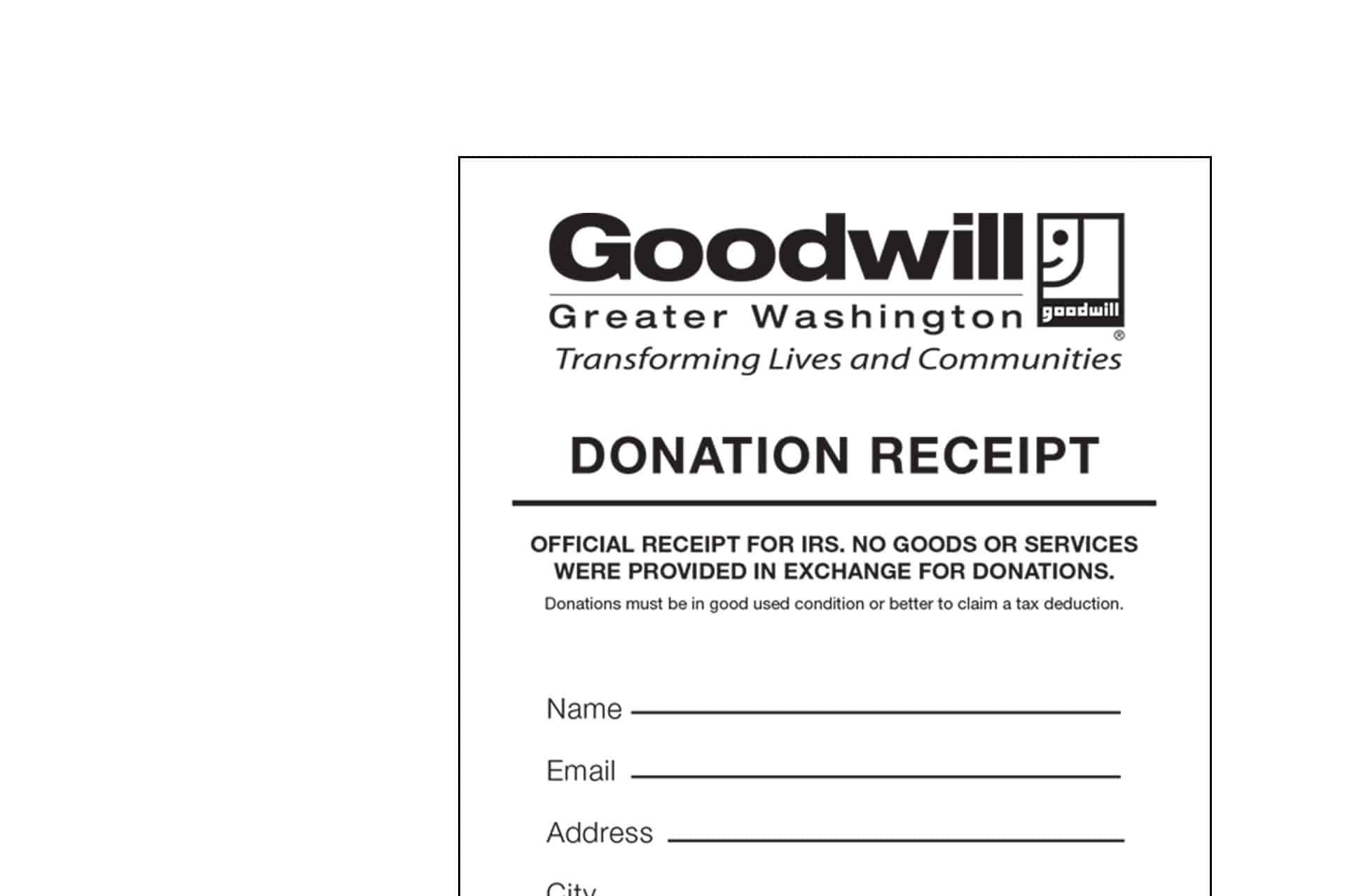 Used Goods Donation Value Calculator Goodwill Of Greater Washington Worksheets Library