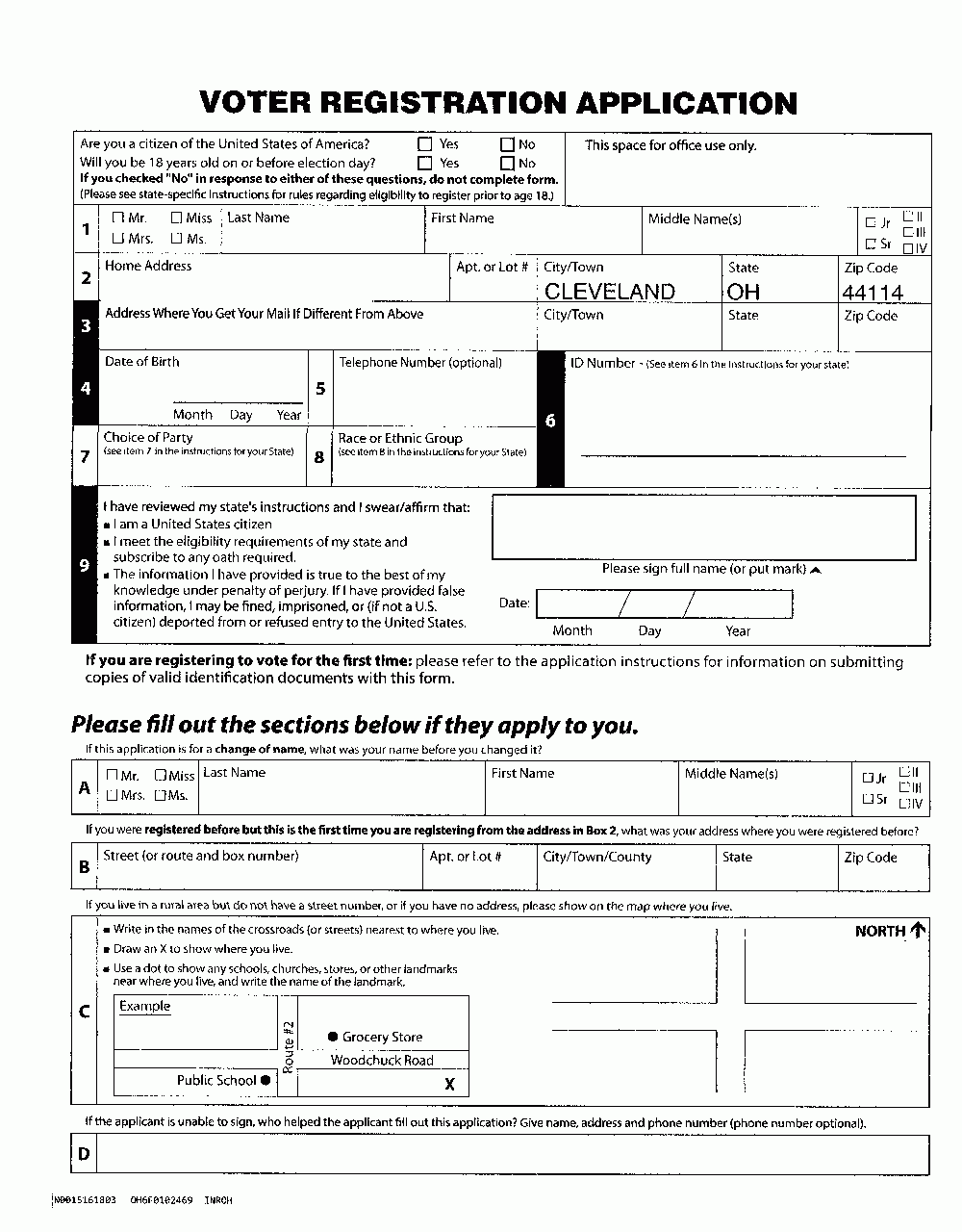 Voter Participation Center Creates Own Registration Form Northeast Ohio Coalition For The Homeless