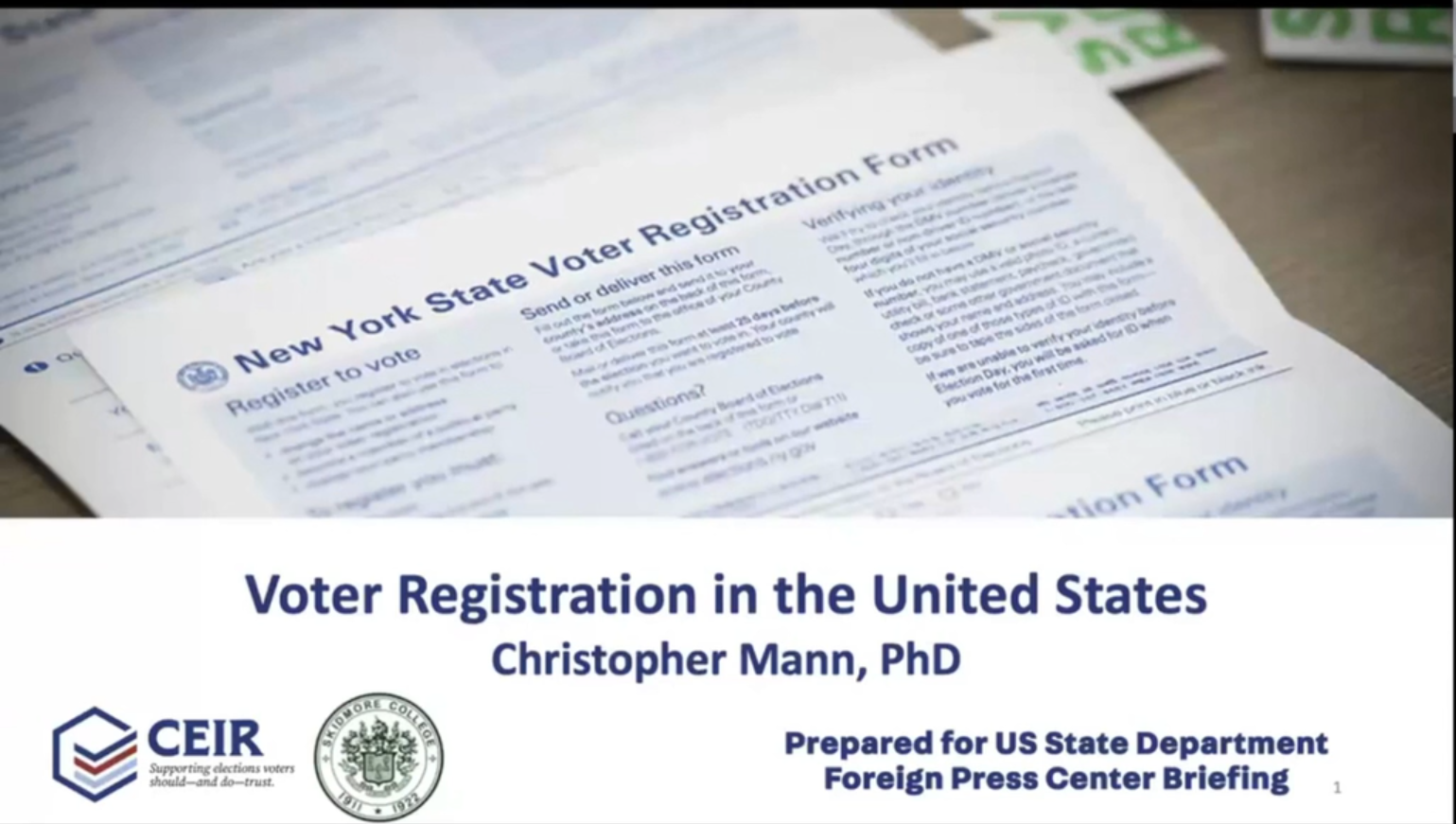 Voter Registration In U S Elections United States Department Of State