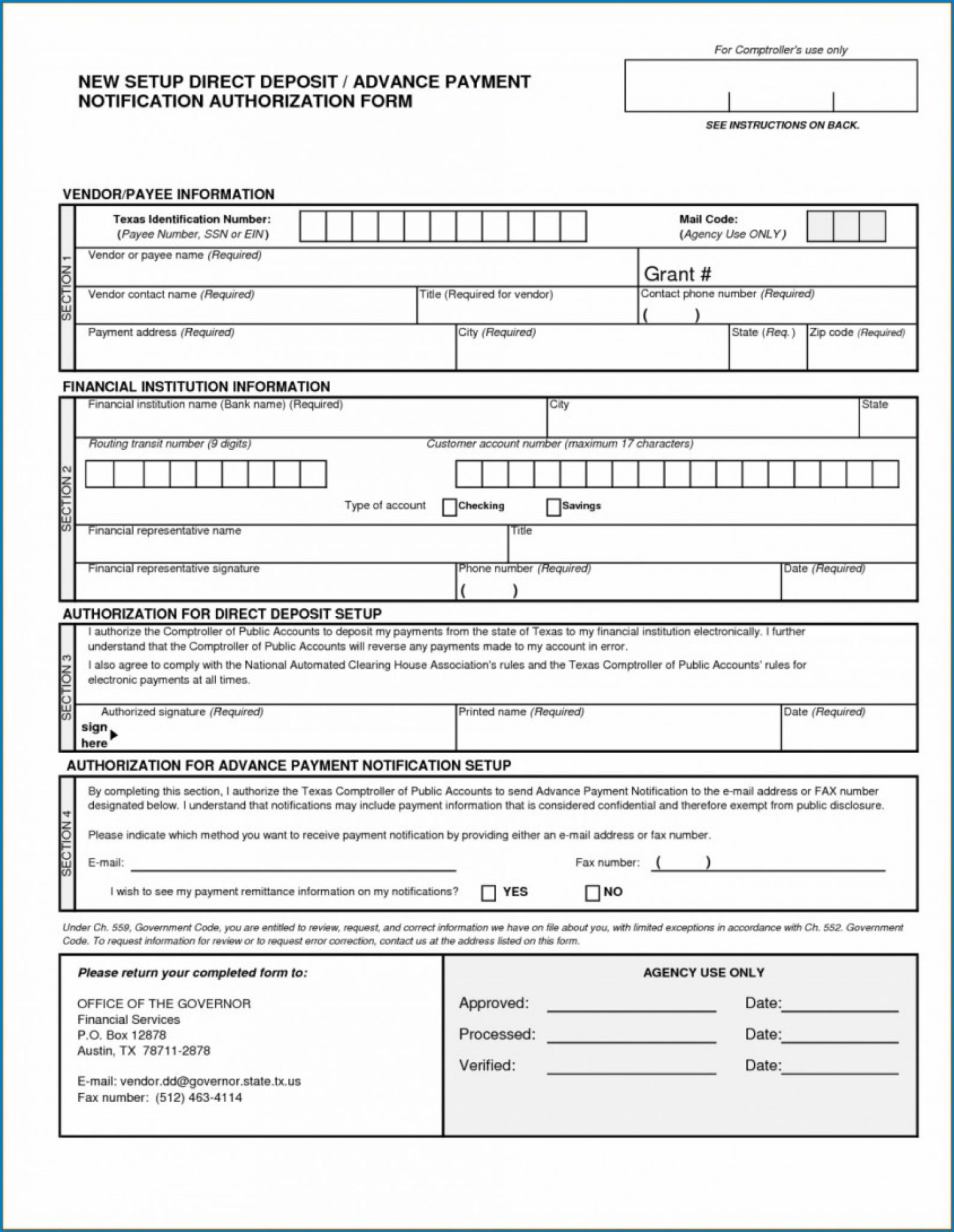 Wells Fargo Vod Form Form