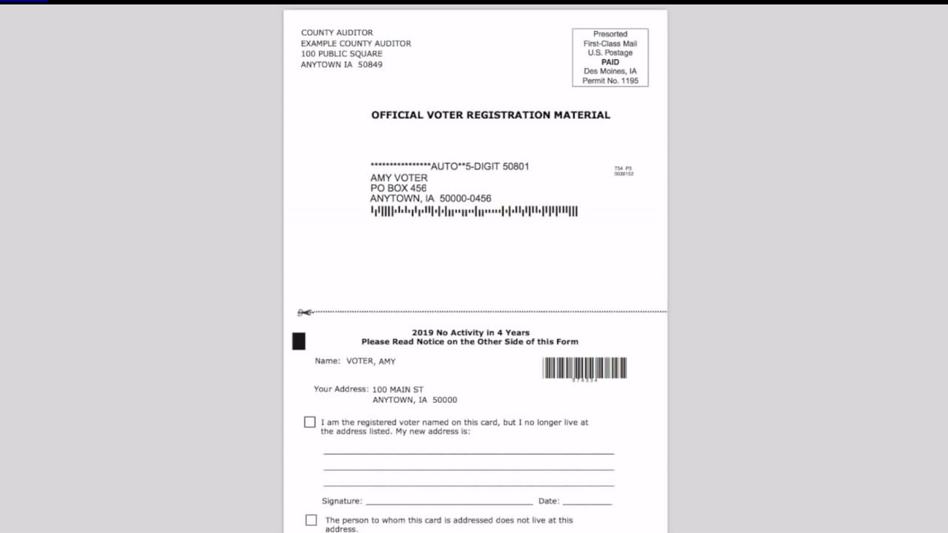 What Are Those Voting Notices