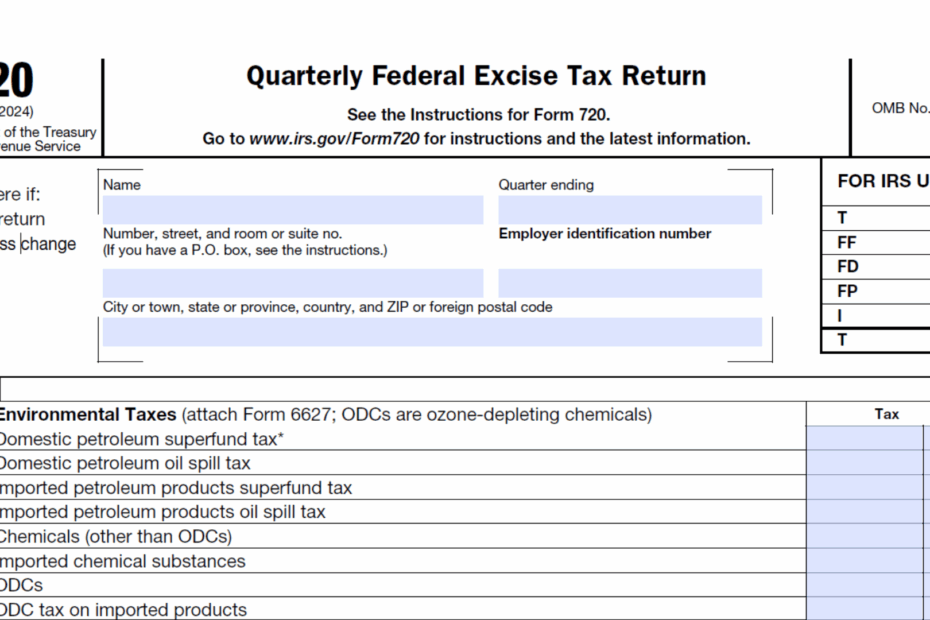 What Is IRS Form 720