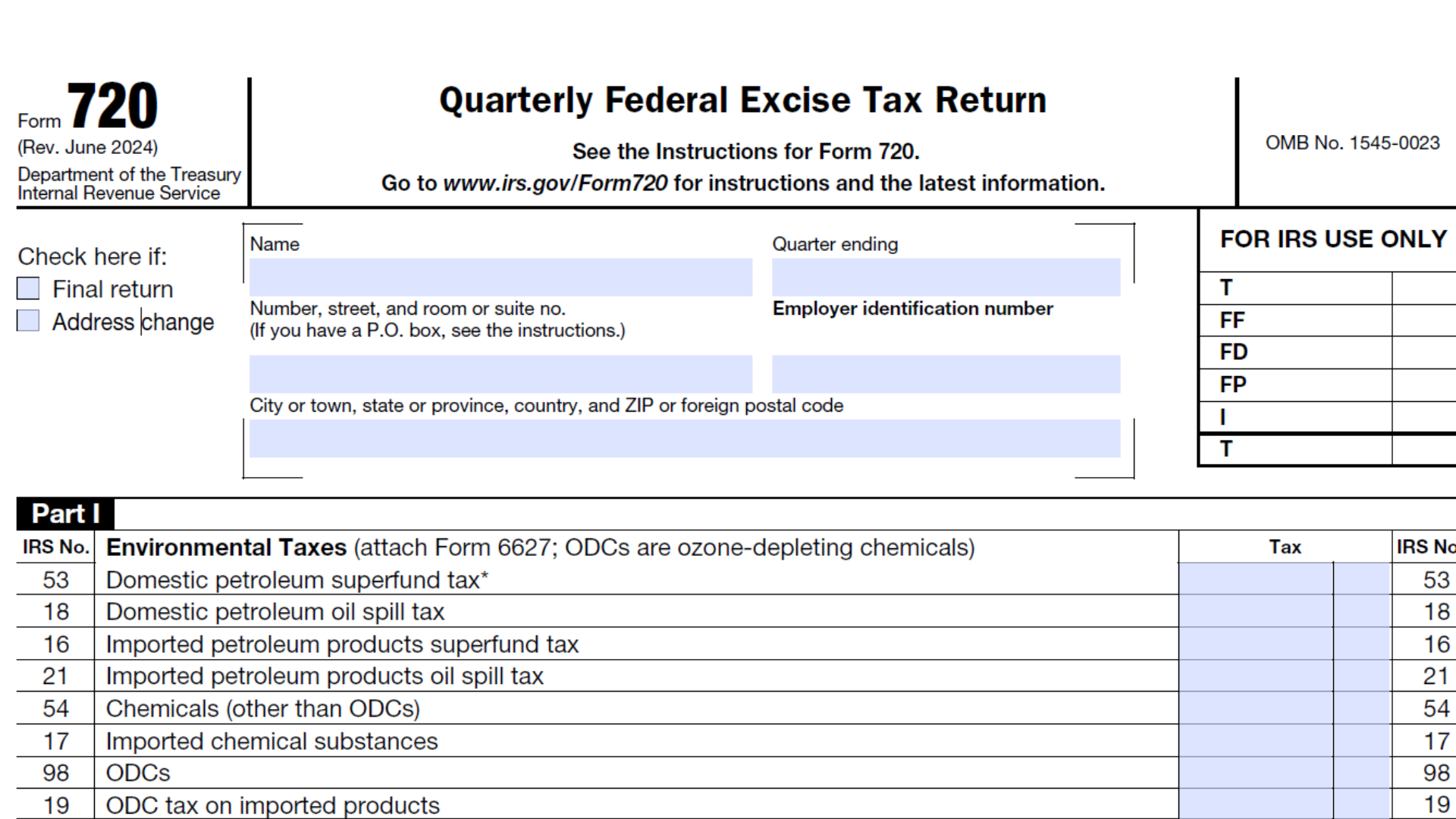 What Is IRS Form 720 
