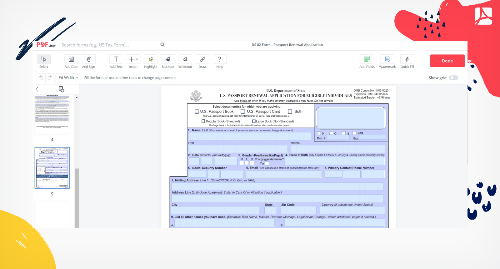 Where To Get Form DS 82 For Passport Renewal Where To Get Form DS 82 For Passport Renewal